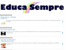 Tablet Screenshot of educasempre.com